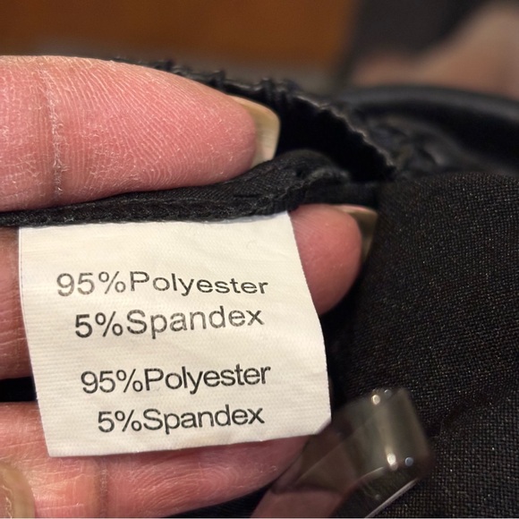 Kate Kasin Metallic Shiny Black Shorts - Picture 6 of 7